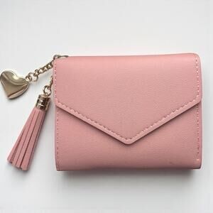 Pink Small Women PU Leather Wallet